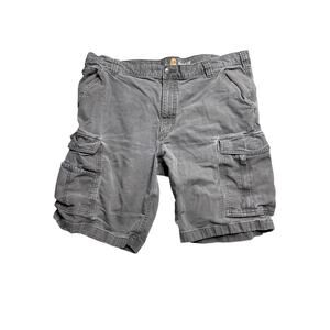 Carhartt Men’s Size 40 Grey Cargo Shorts – Durable Workwear Utility Style